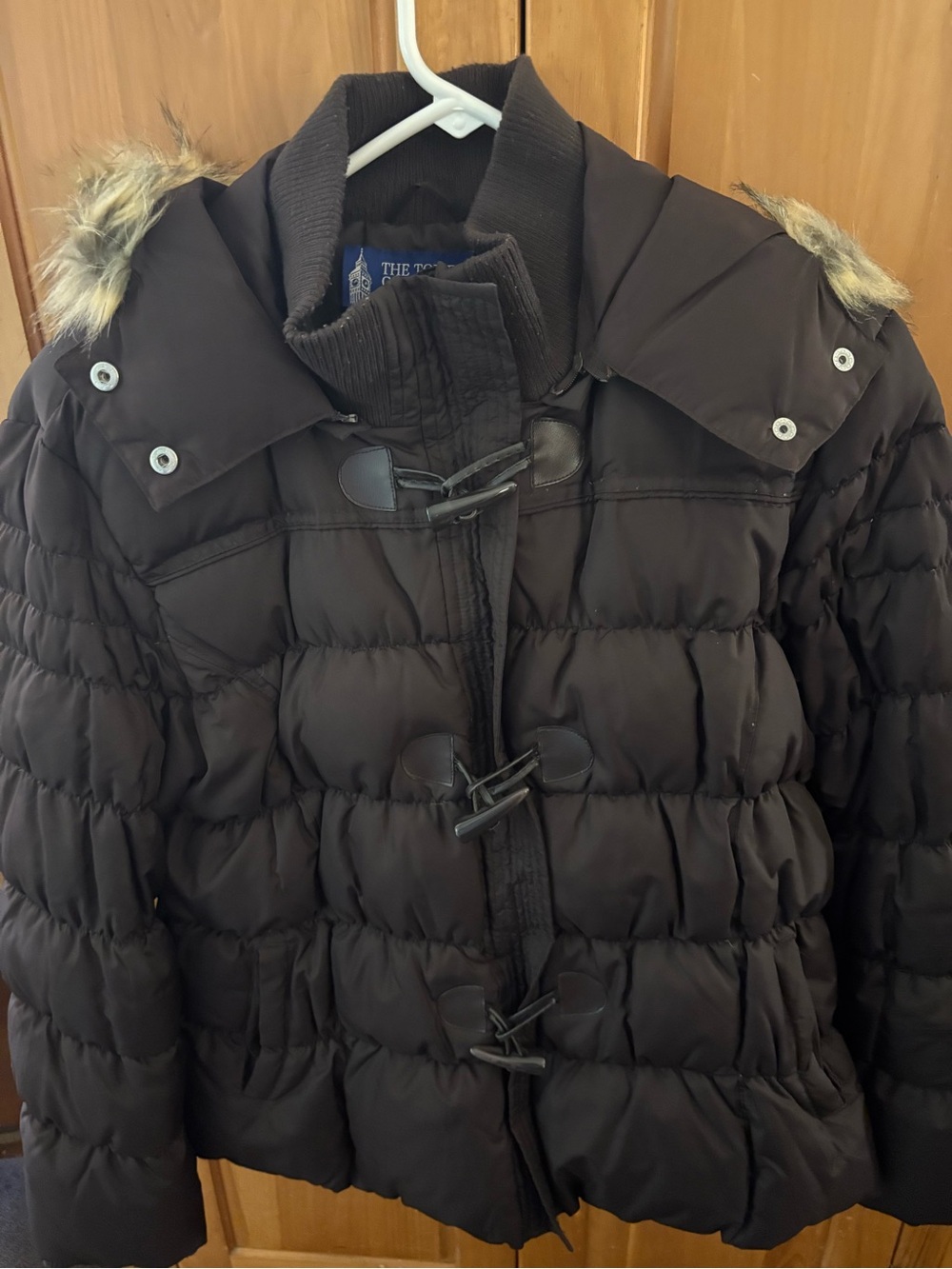 The Tower Collection by London Fog Puffer Jacket Women L